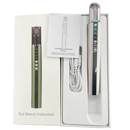 RadiantLift Sound-Wave Eye Massager – EMS Vibration for Wrinkle & Eye-Bag Reduction