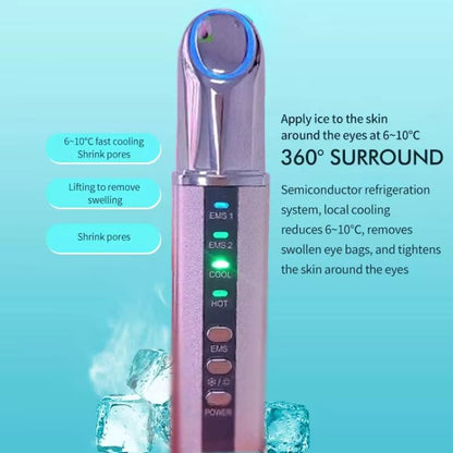 RadiantLift Sound-Wave Eye Massager – EMS Vibration for Wrinkle & Eye-Bag Reduction
