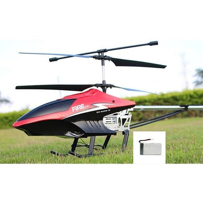 Large Remote Control Helicopter with LED Lights and Alloy Frame for Outdoor Use
