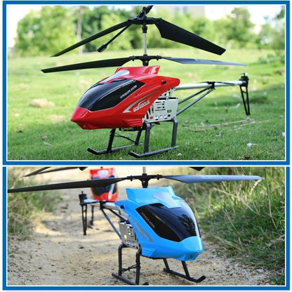 Large Remote Control Helicopter with LED Lights and Alloy Frame for Outdoor Use