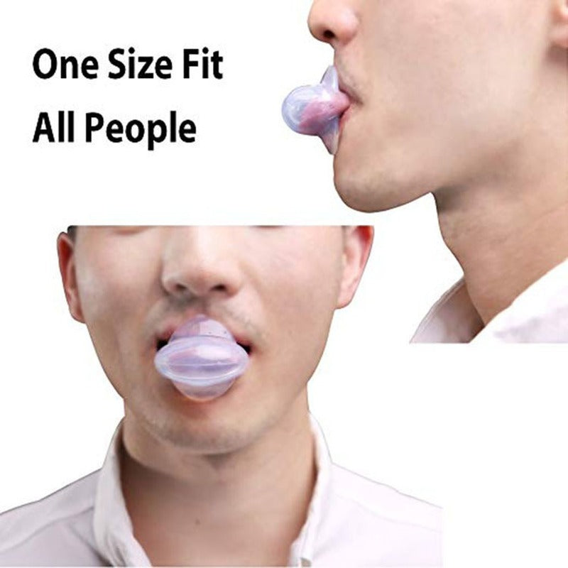 Medical Anti Snore Device Tongue Retainer Mouthpiece to Stop Snoring