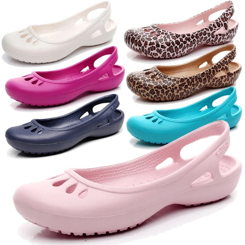 Lightweight Womens Summer Clogs Breathable Anti Slip Garden Beach Shoes