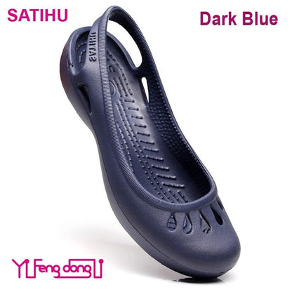 Lightweight Womens Summer Clogs Breathable Anti Slip Garden Beach Shoes