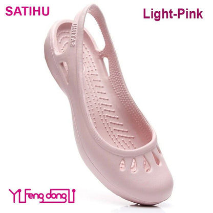 Lightweight Womens Summer Clogs Breathable Anti Slip Garden Beach Shoes