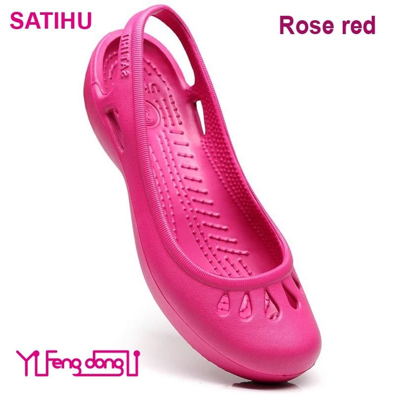 Lightweight Womens Summer Clogs Breathable Anti Slip Garden Beach Shoes
