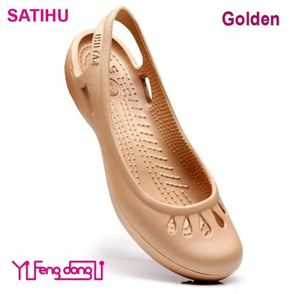 Lightweight Womens Summer Clogs Breathable Anti Slip Garden Beach Shoes