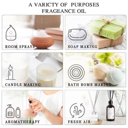 MAYJAM 20PCS Essential Oils Gift Set – Aromatherapy Oils for Diffuser, Candle Making & Home Relaxation