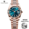rose gold blue