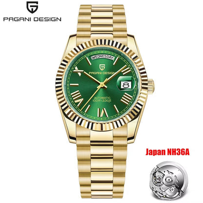 Top Luxury PAGANI DESIGN DD40 Men's Watches, Automatic Mechanical, Sapphire Mirror Men's Wrist Watch
