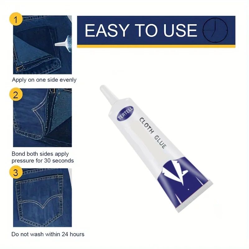 High-Quality Multifunctional Seams – Quick Bonding Glue for Repairing Clothes, Denim & Fabric