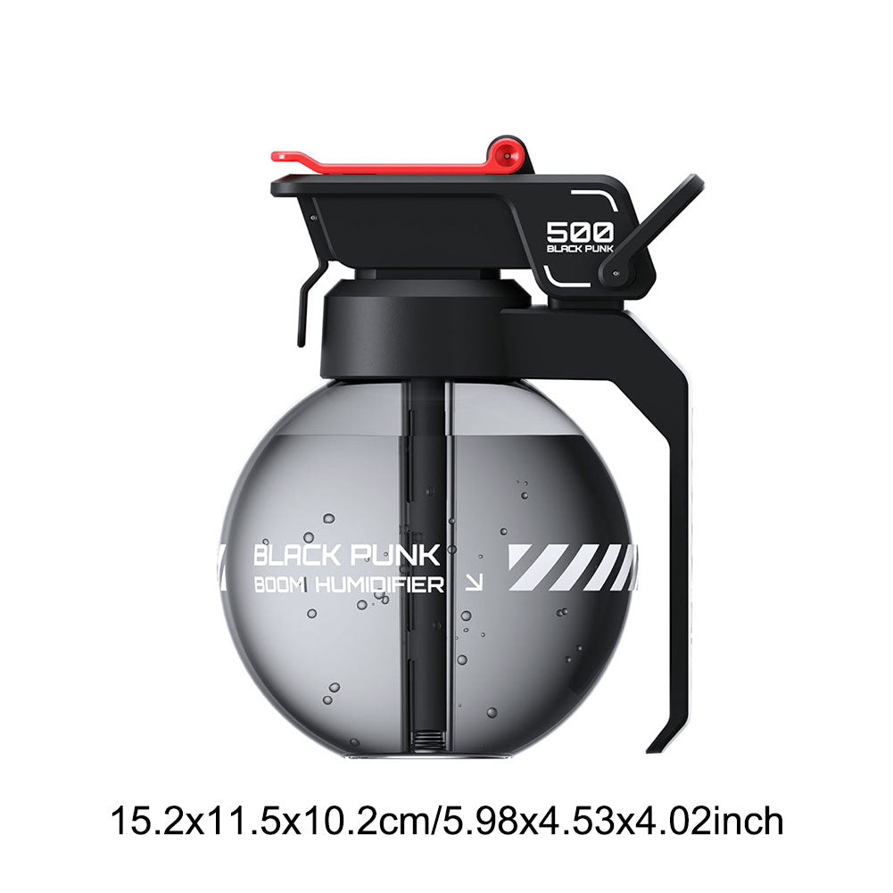 Cyberpunk Grenade Air Humidifier E-sports Desktop Diffuser, Essential Oil Aroma Diffuser for Home, Unique Gaming Decor