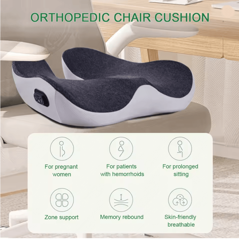 Vibration Massage Cushion with Hot Compress