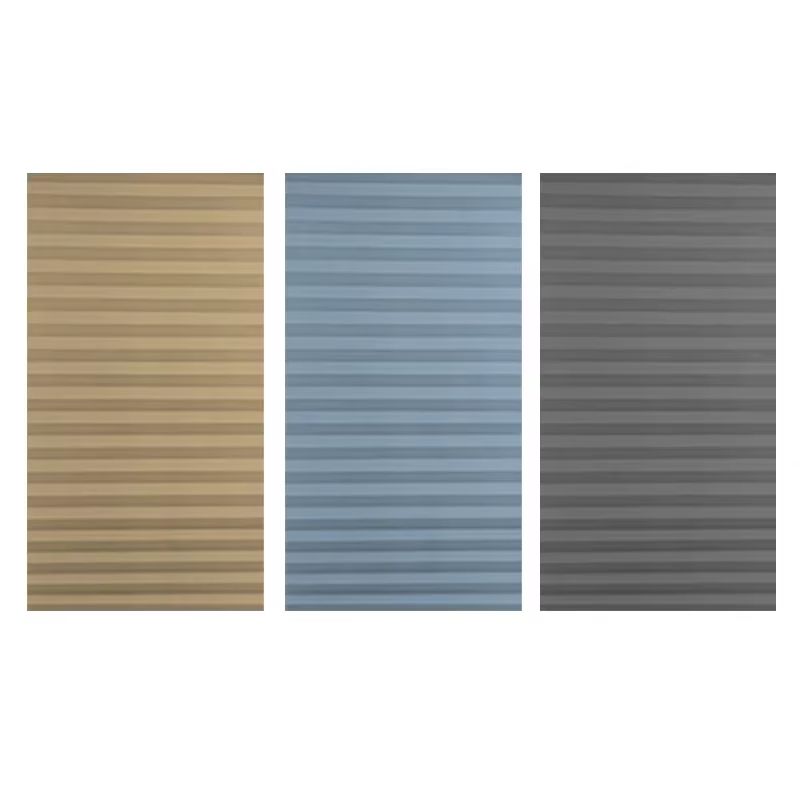 Self Adhesive Pleated Window Blinds Half Blackout Shades for Bathroom and Balcony