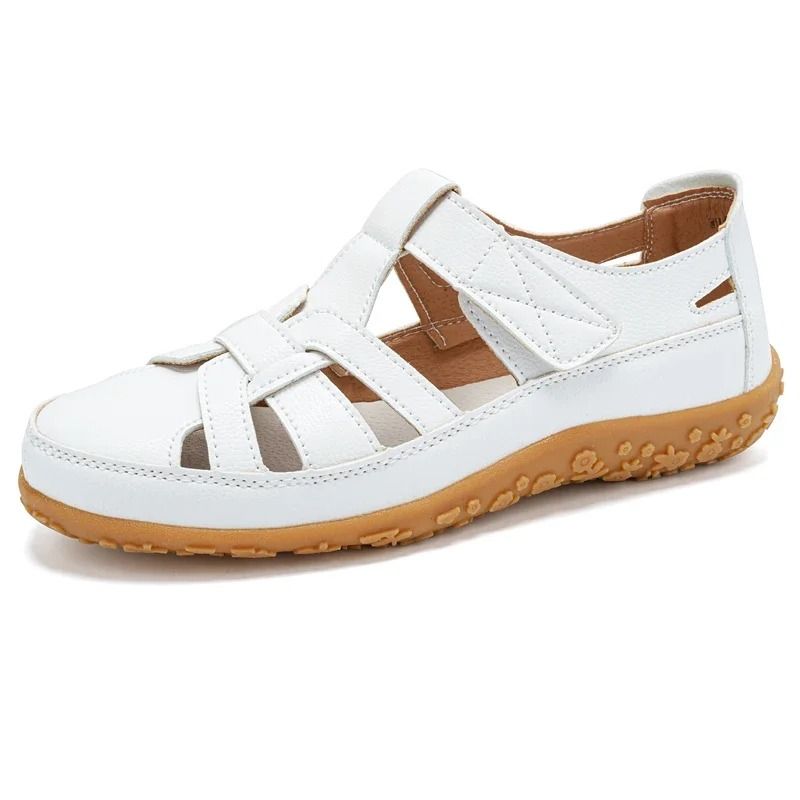 All-Day Comfort Women's Closed Toe Walking Sandals for Summer Travel, Beach, and Everyday Wear