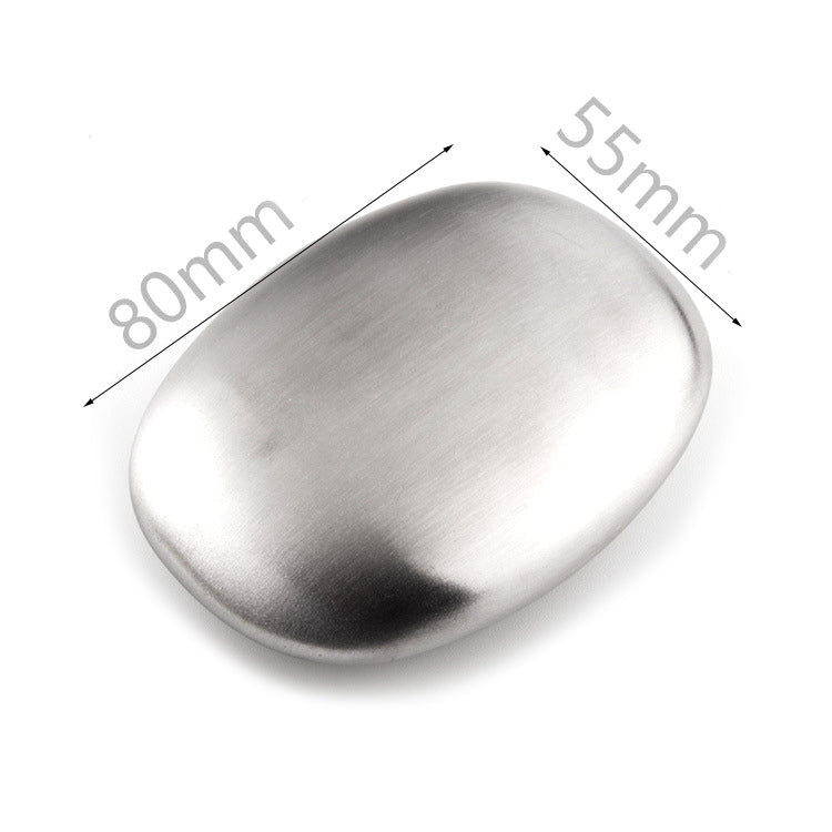 Portable Magic Soap Bar, 304 Stainless Steel Odor Remover, Kitchen Deodorizer, Smell Eliminating Hand Cleaner