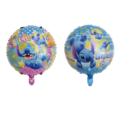 Disney Animation Stitch Interstellar Baby Stitch Angel Aluminum Film Balloon Children's Cartoon Birthday Decoration Balloon