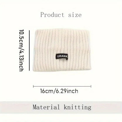 Warm Knitted Winter Headband for Women – Soft Elastic Wide Hair Wrap