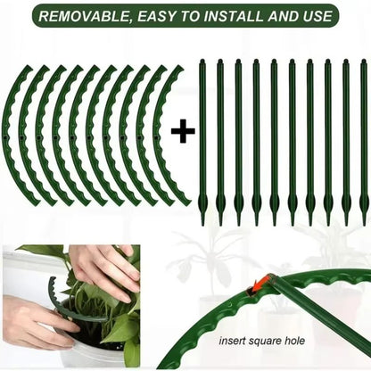 Plastic Garden Plant Support Stake for Flowers and Greenhouse Use