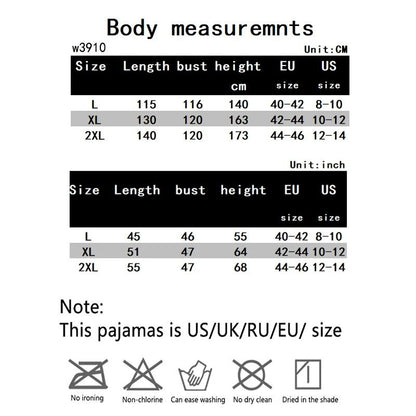 Coral Velvet Flannel Plus Size One Piece Pajamas for Women Warm Winter Sleepwear