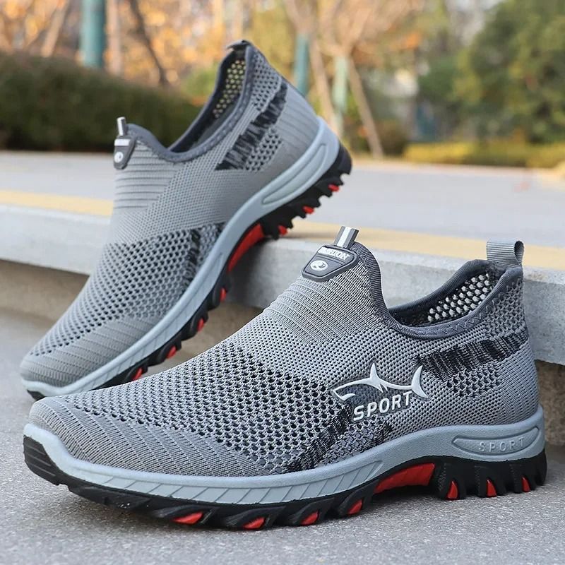 Mens Mesh Sneakers Lightweight Summer Casual Breathable Sports Shoes for Walking and Outdoor Comfort