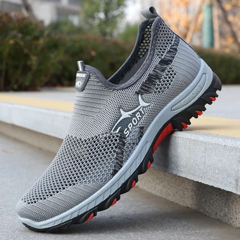 Mens Mesh Sneakers Lightweight Summer Casual Breathable Sports Shoes for Walking and Outdoor Comfort