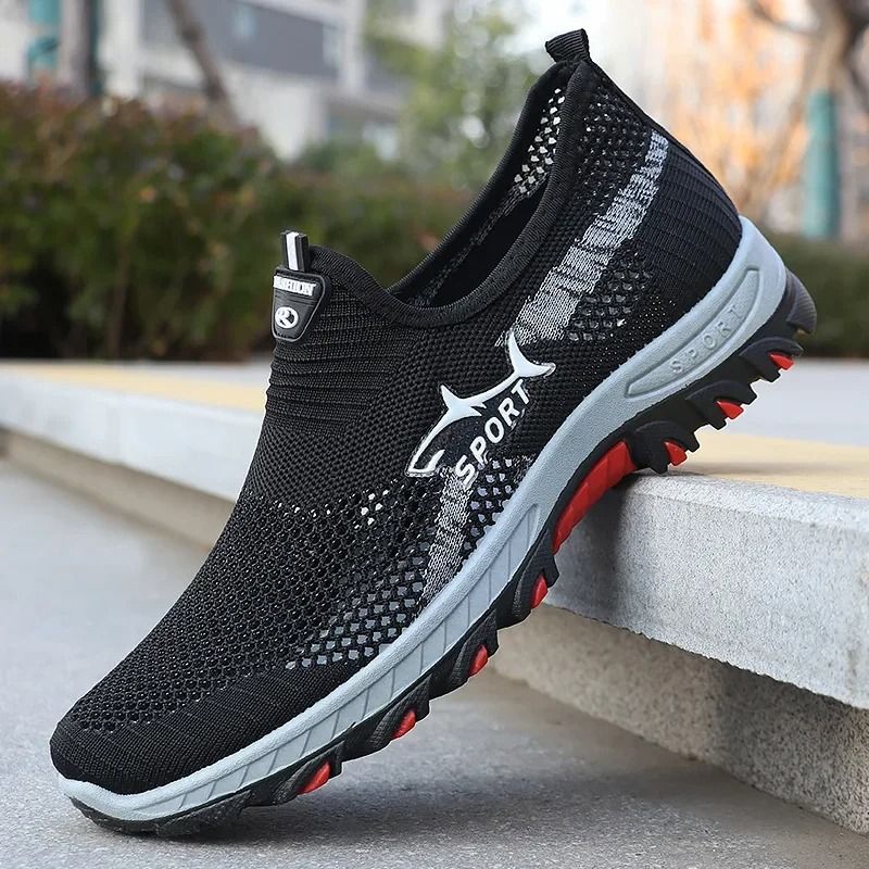 Mens Mesh Sneakers Lightweight Summer Casual Breathable Sports Shoes for Walking and Outdoor Comfort