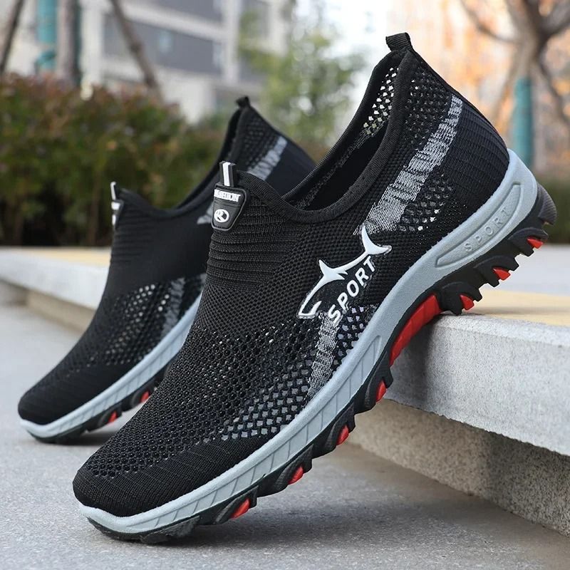 Mens Mesh Sneakers Lightweight Summer Casual Breathable Sports Shoes for Walking and Outdoor Comfort