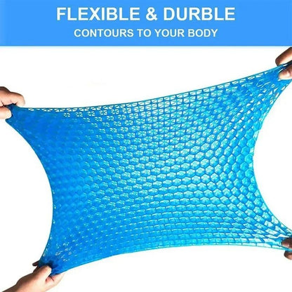 Double Thick Gel Seat Cushion for Pressure Relief and Cooling Comfort