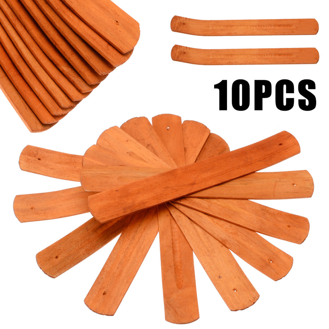Handmade Natural Wooden Incense Stick Holders, Incense Burner & Ash Catcher Board for Aromatherapy, Home Decor