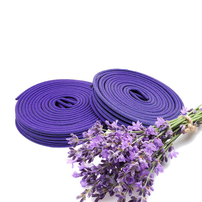 40 Lavender Aromatherapy Coils Fragrant Fragrances for Air Purification & Yoga Relaxing & Purifying Home Scent