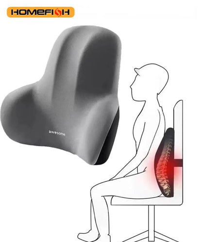 Memory Foam Lumbar Support Cushion for Car Office and Back Relief