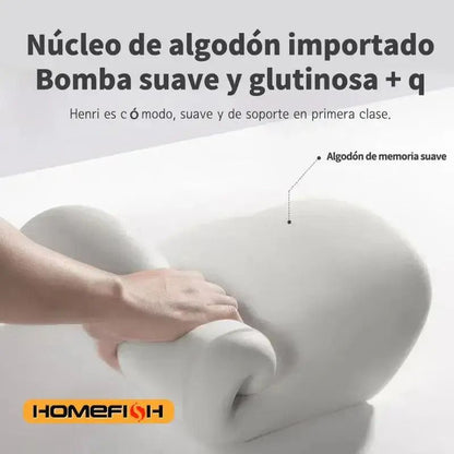 Memory Foam Lumbar Support Cushion for Car Office and Back Relief