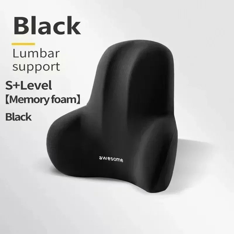 Memory Foam Lumbar Support Cushion for Car Office and Back Relief