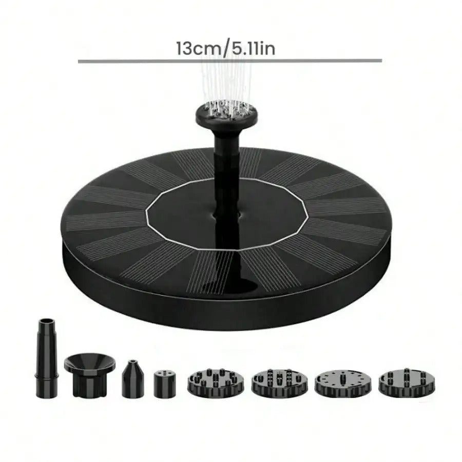 Mini Solar Powered Fountain Pump, Solar Water Fountain for Pool, Pond, Waterfall, Bird Baths & Garden Decorations