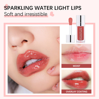 Moisturizing Lip Balm Original, Lip Oil Gloss Care of the Lips, Pink Plumping Gloss Oil, Exfoliating Hydration
