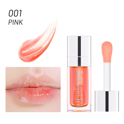 Moisturizing Lip Balm Original, Lip Oil Gloss Care of the Lips, Pink Plumping Gloss Oil, Exfoliating Hydration