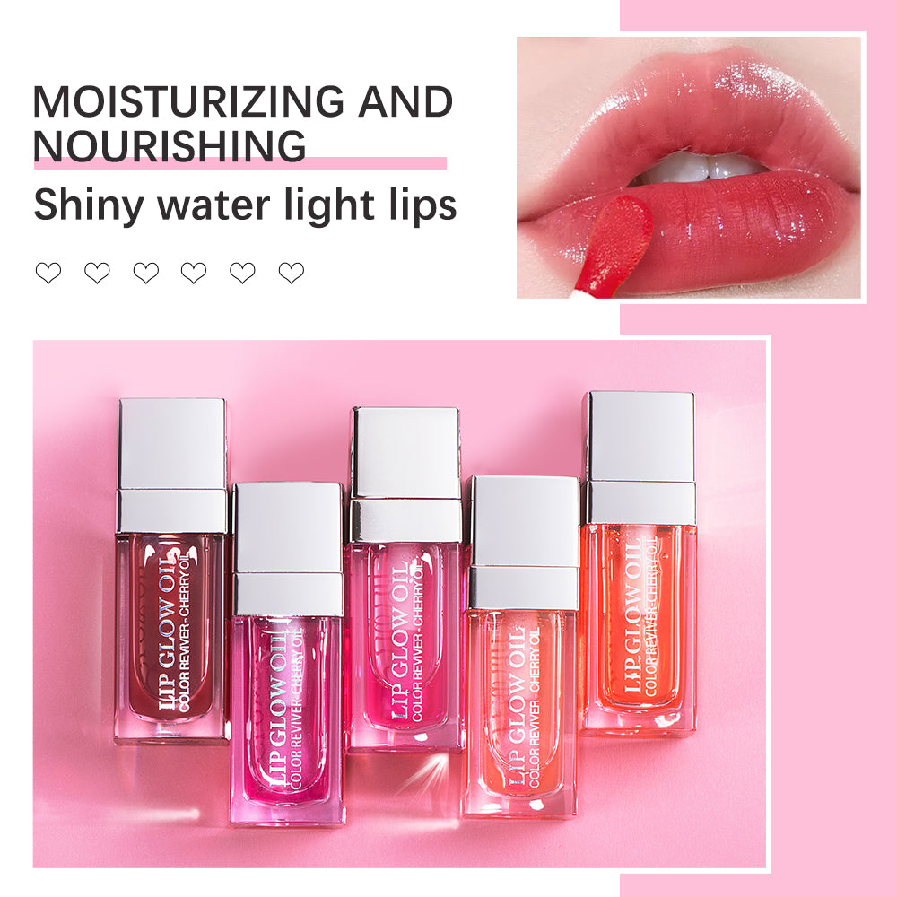 Moisturizing Lip Balm Original, Lip Oil Gloss Care of the Lips, Pink Plumping Gloss Oil, Exfoliating Hydration