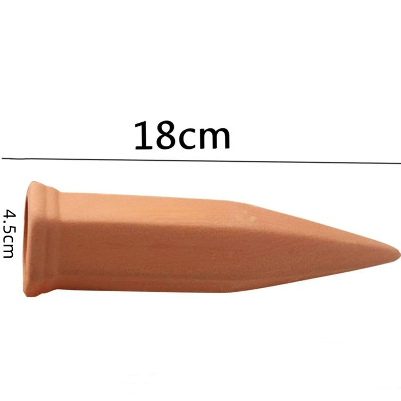 Terracotta Self Watering Plant Stakes for Indoor & Outdoor Plants