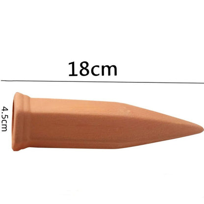 Terracotta Self Watering Plant Stakes for Indoor & Outdoor Plants