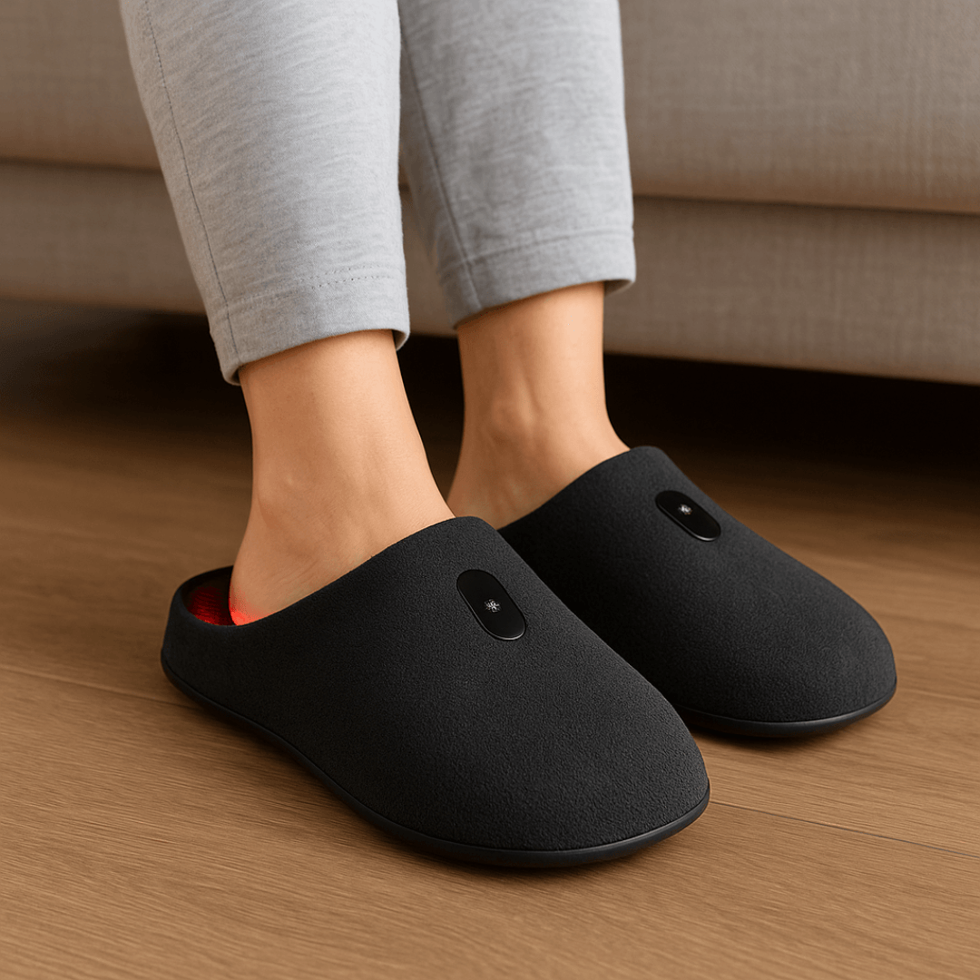 Rechargeable Red Light Therapy for Feet, Pulse Foot Therapy Device at Home for Inflammation & Itchiness Relief