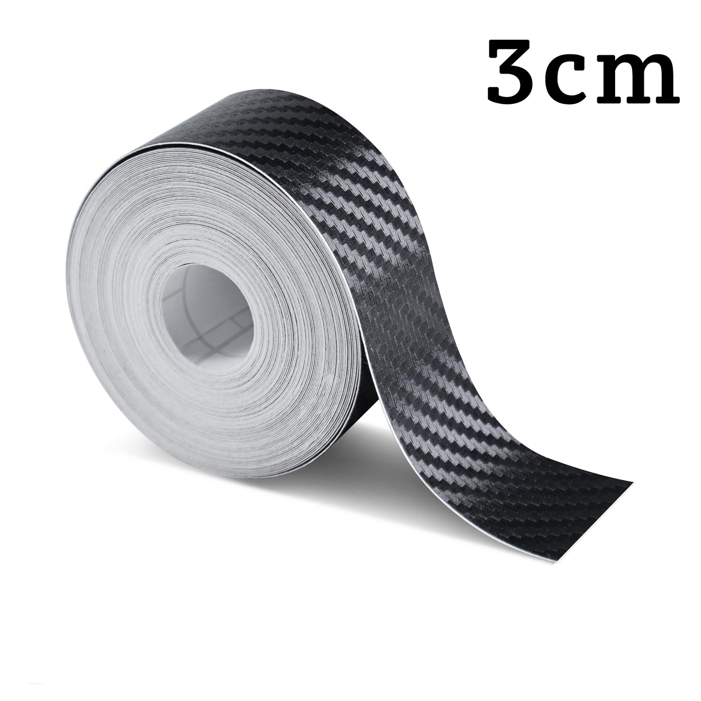 Nano Carbon Fiber Car 3D Tape Mirror Protector Strip, Waterproof Adhesive for Scratch Protection