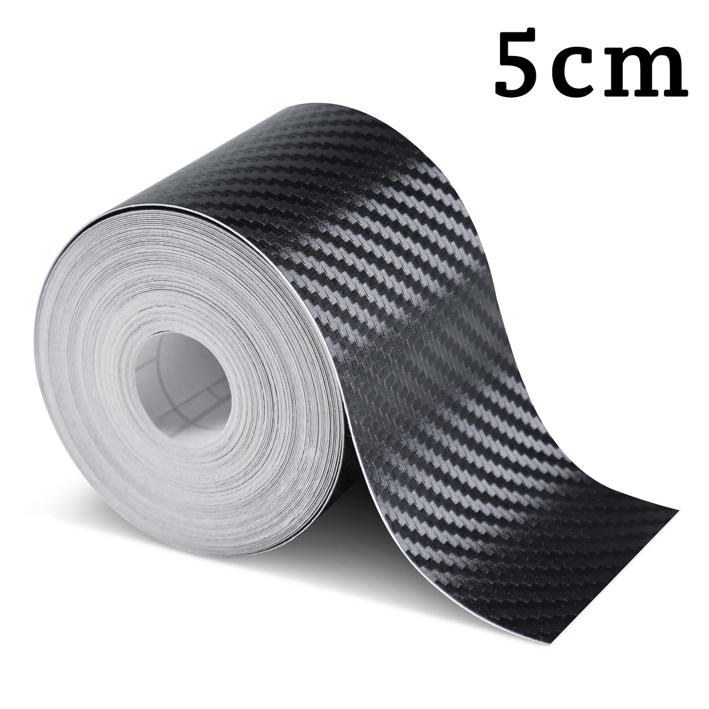 Nano Carbon Fiber Car 3D Tape Mirror Protector Strip, Waterproof Adhesive for Scratch Protection
