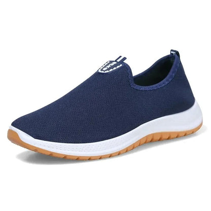 Mens Breathable Mesh Running Shoes with Soft Sole for Everyday Comfort