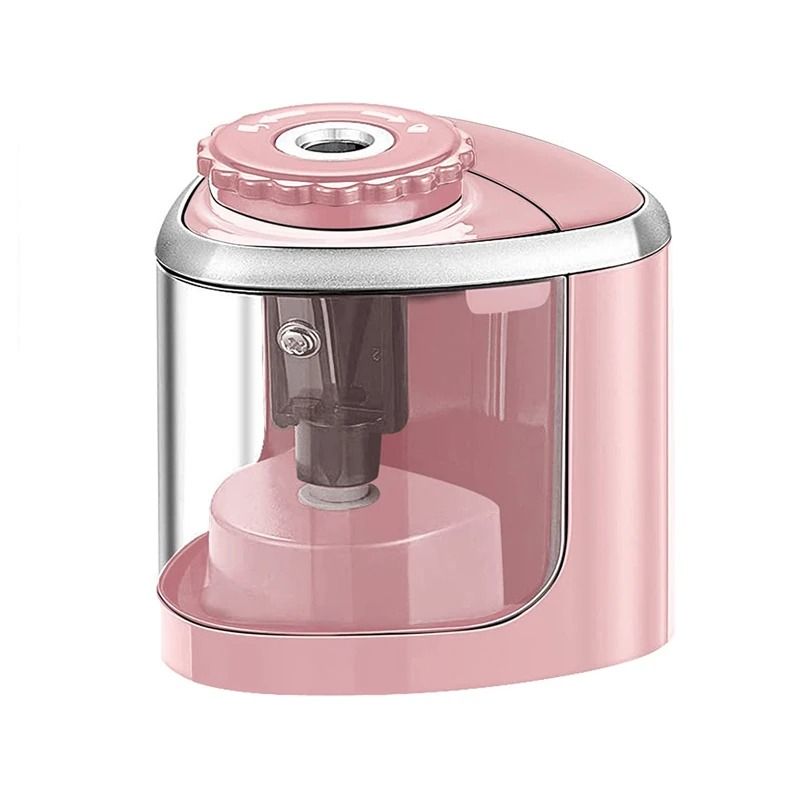 Electric Pencil Sharpener with Safety Blade for Students and Artists