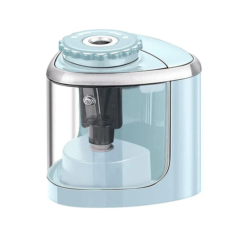 Electric Pencil Sharpener with Safety Blade for Students and Artists