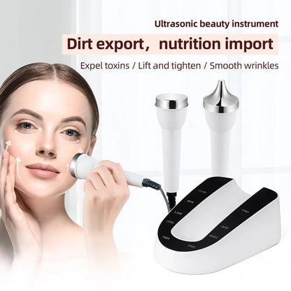 Ultrasonic Skin Therapy Device for Face Lifting and Eye Care