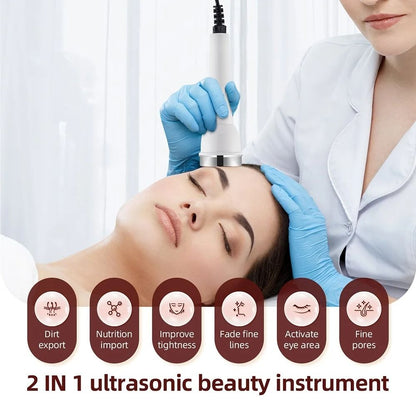 Ultrasonic Skin Therapy Device for Face Lifting and Eye Care