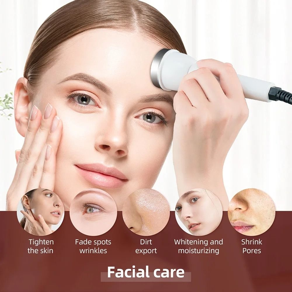 Ultrasonic Skin Therapy Device for Face Lifting and Eye Care