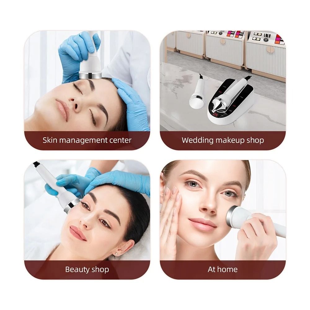 Ultrasonic Skin Therapy Device for Face Lifting and Eye Care