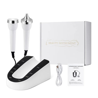 Ultrasonic Skin Therapy Device for Face Lifting and Eye Care